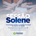 Câmara de Parnamirim irá realizar Sessão Solene para homenagear o Dia e Semana Municipal do Círculo de Oração   