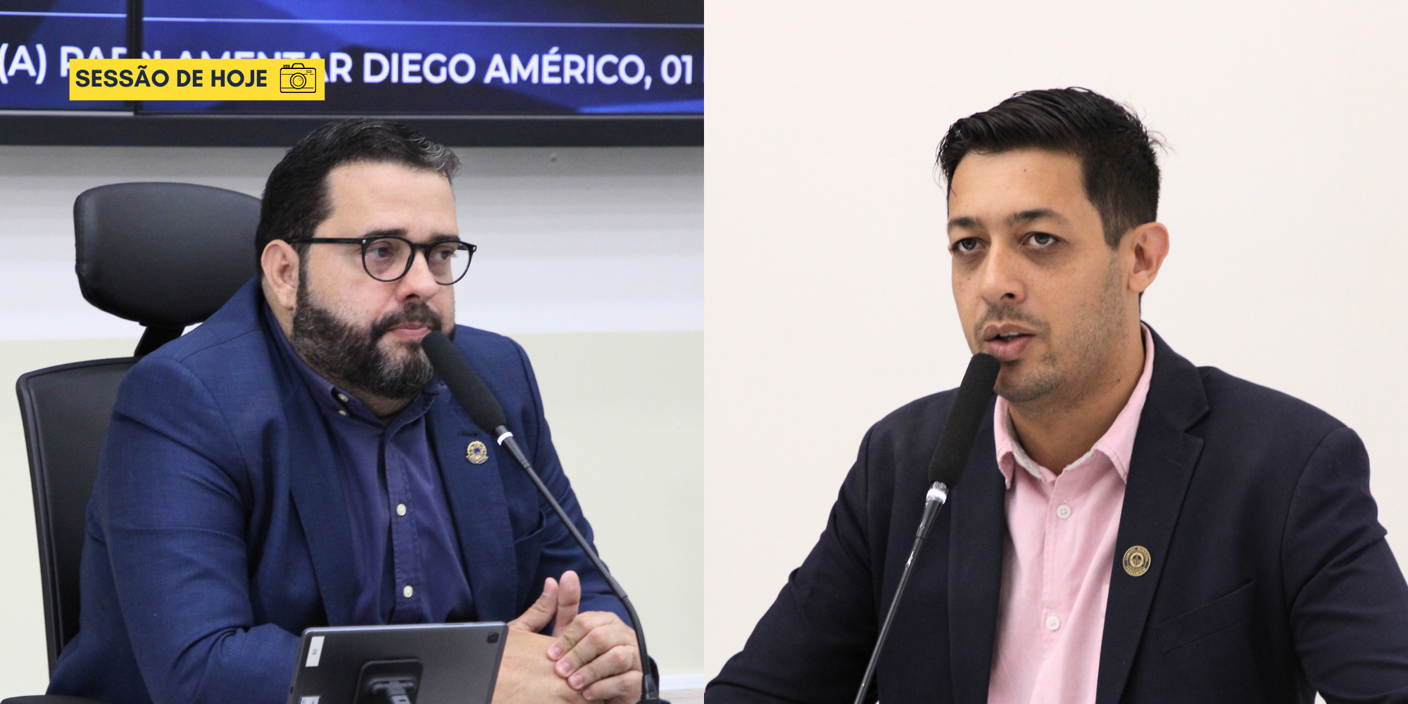 Vereadores Thiago Fernandes e Gustavo Negócio fizeram uso da Tribuna